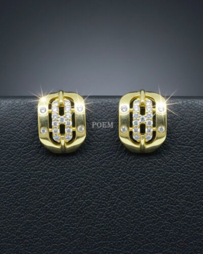 C35 Cercei „Rachel” placați cu aur 14k CR1403R