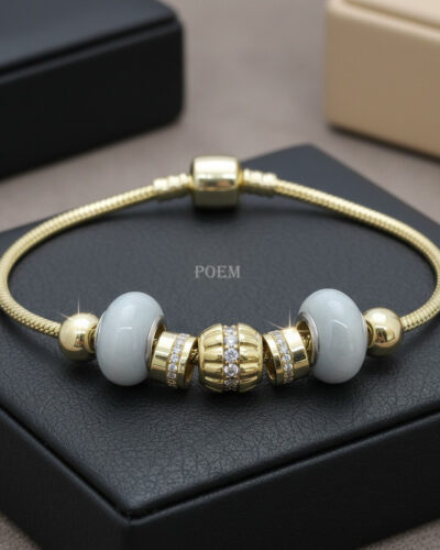 B75 Brățară „Velora Celeste” placată cu aur 14k BR1025