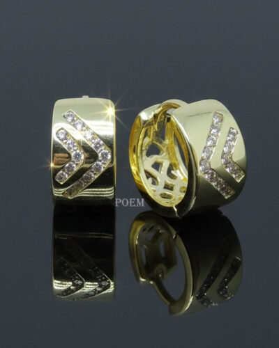 🔖OFERTĂ SPECIALĂ C25 Cercei „Refined Beauty” placați cu aur 14k CC223
