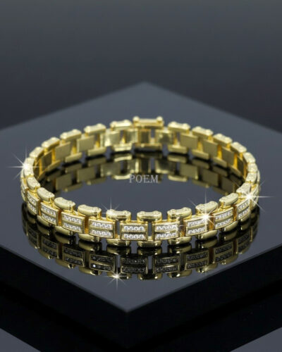 B75 Brățară "Serenya" placată cu aur 14k BR1070