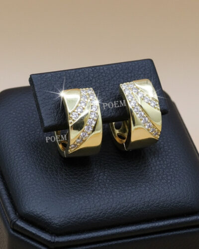 🔖OFERTĂ SPECIALĂ C25 Cercei „Dainty Bling” placați cu aur 14k CC321