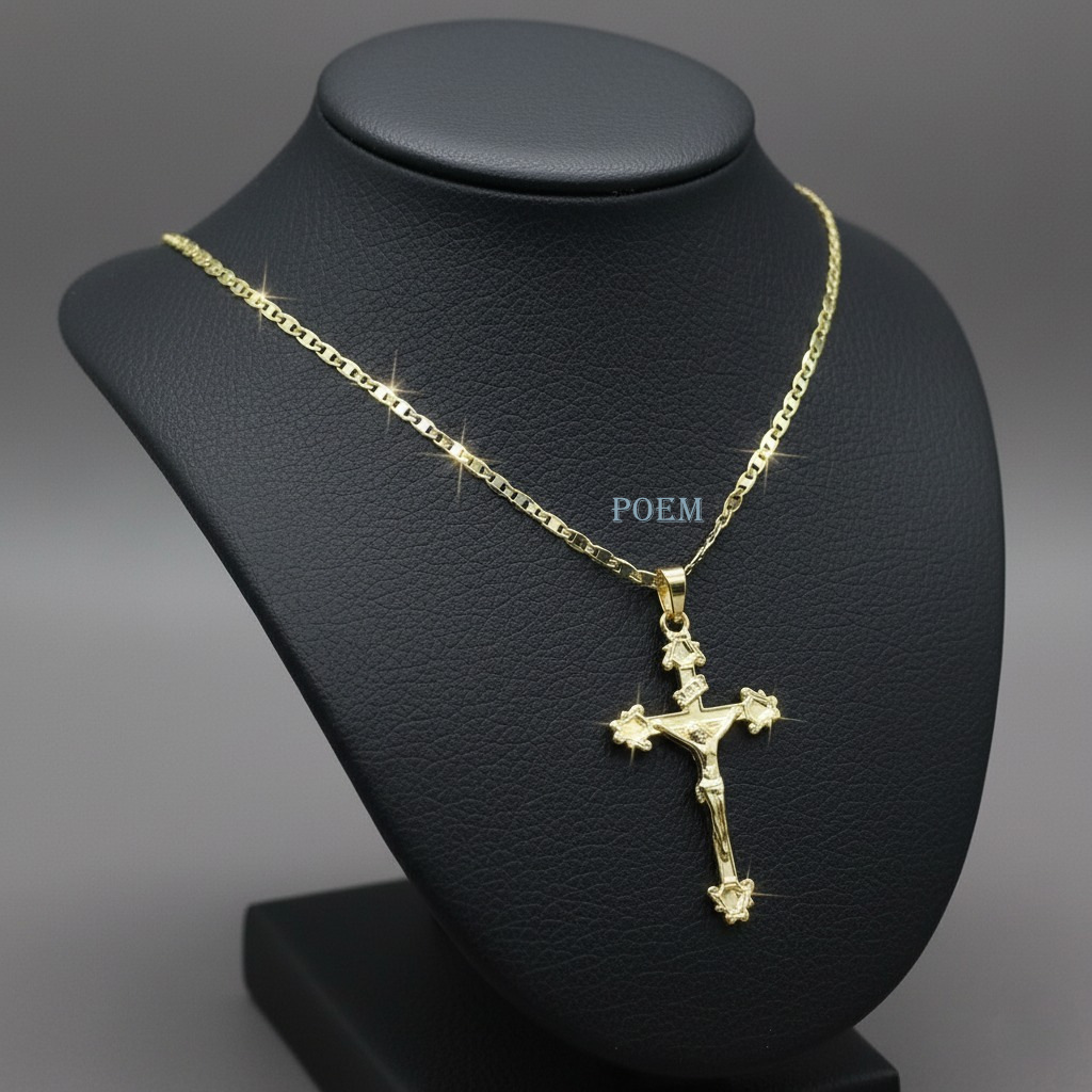 L45 Lanț „Celestial Shine” placat cu aur 14k LC1660