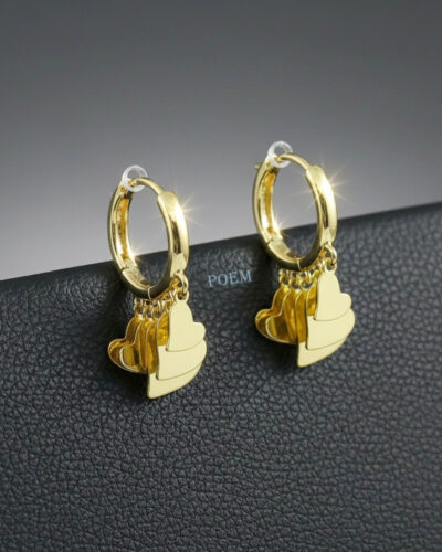 C35 Cercei „Glam Essence” placați cu aur 14k CR2305