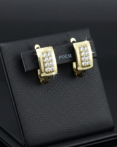🔖OFERTĂ SPECIALĂ C25 Cercei „Mini Sparkle” placați cu aur 14k CR2319