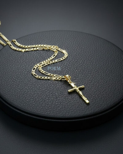 L45 Lanț „Heavenly Shine” placat cu aur 14k LC1535