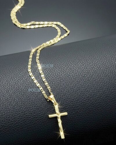 L40 Lanț „Divine Shine” placat cu aur 14k LC1605S